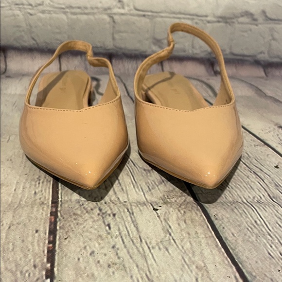 Madden Girl Delaneyy Nude Slingback Flats Sz8 like new - Picture 5 of 10